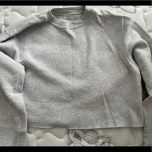 Brandy Melville Gray Cropped Sweater